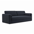 Pemberly Row Modern Transitional Black Finish Boucle Sofa Bed