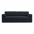 Pemberly Row Modern Transitional Black Finish Boucle Sofa Bed