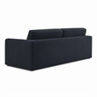 Pemberly Row Modern Transitional Black Finish Boucle Sofa Bed