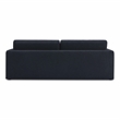 Pemberly Row Modern Transitional Black Finish Boucle Sofa Bed