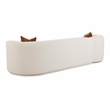 Pemberly Row Cream Boucle 2-Piece Modular Right-Arm Facing Sofa