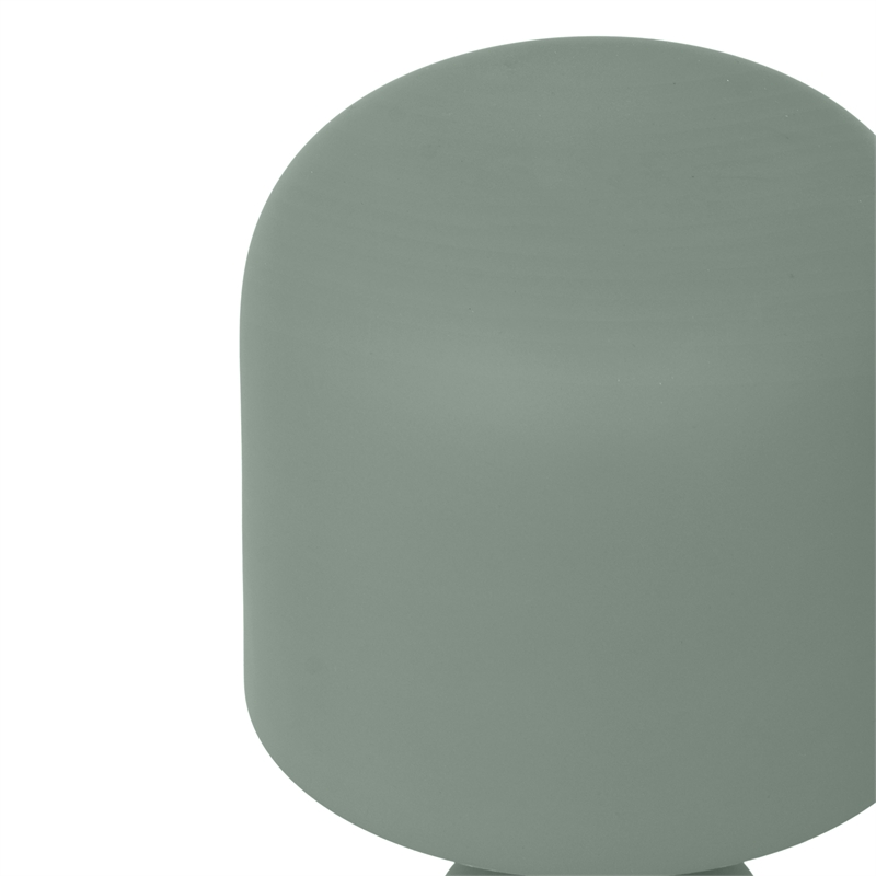 Pemberly Row Modern / Contemporary Shroom Green Metal Table Lamp