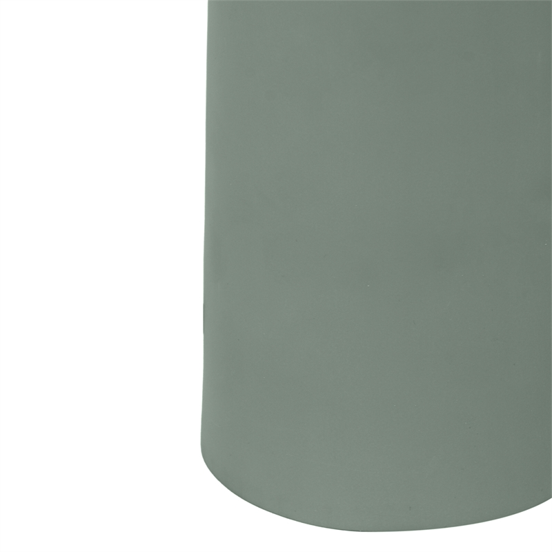 Pemberly Row Modern / Contemporary Shroom Green Metal Table Lamp