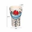 Pemberly Row Transitional 'Goofy' Ceramic Glasses - Set of 4