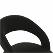 Pemberly Row Handmade Transitional Black Finish Boucle Dining Chair