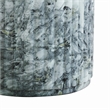 Pemberly Row Marble Pattern Concrete Indoor / Outdoor Side Table