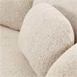 Pemberly Row Handmade Misty Cream Boucle Sofa - 90