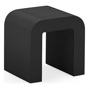 Pemberly Row Modern / Contemporary Hump Black Finish Side Table
