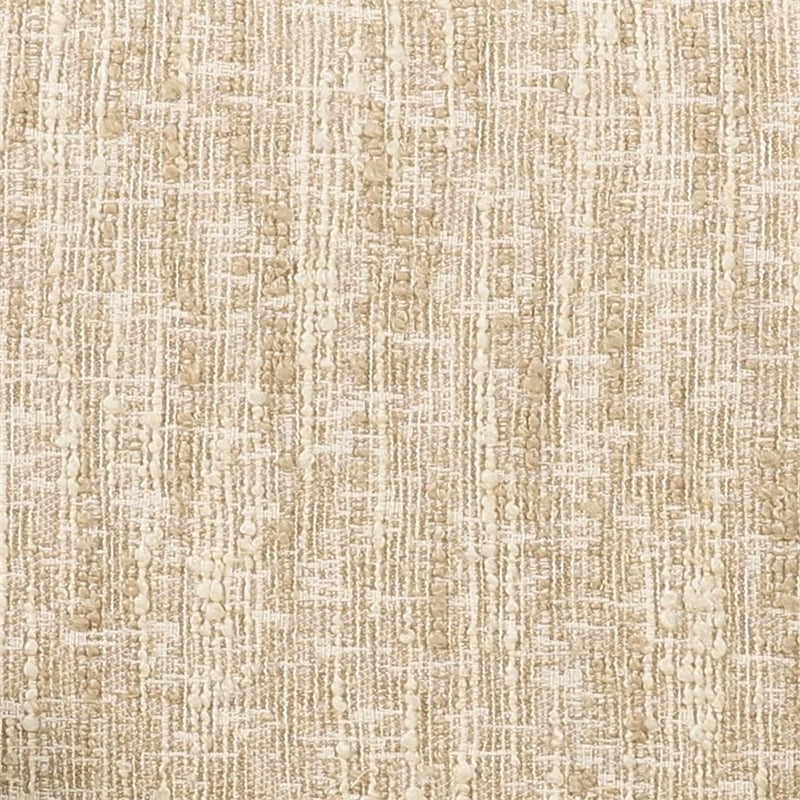 Pemberly Row Contemporary Cream Vegan Leather 2-Tone Dining Chair