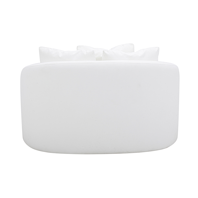 Pemberly Row Handmade Contemporary Cream Performance Fabric Daybed