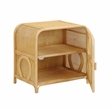 Pemberly Row Modern / Contemporary Natural Rattan Nightstand