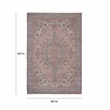 Pemberly Row Transitional Blush Tone 8' x 10' Cotton Area Rug