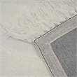 Pemberly Row Modern Transitional White Finish 8' x 10' Area Rug