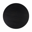 Pemberly Row Contemporary Black Acacia & Faux Plaster Dining Table