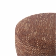 Pemberly Row Handmade Transitional Sedona Brown Knubby Stool