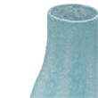 Pemberly Row Handmade Transitional Cotton Mache Vase in Cloudy Blue