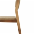 Pemberly Row Contemporary Tan Basketweave Stackable Stool - Set of 2