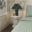 Pemberly Row Modern / Contemporary Spider Green Marble Table Lamp