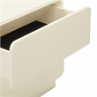 Pemberly Row Handmade Modern Modern Transitional Cream Nightstand