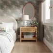 Pemberly Row Handmade Modern Farmhouse Natural Rattan Nightstand
