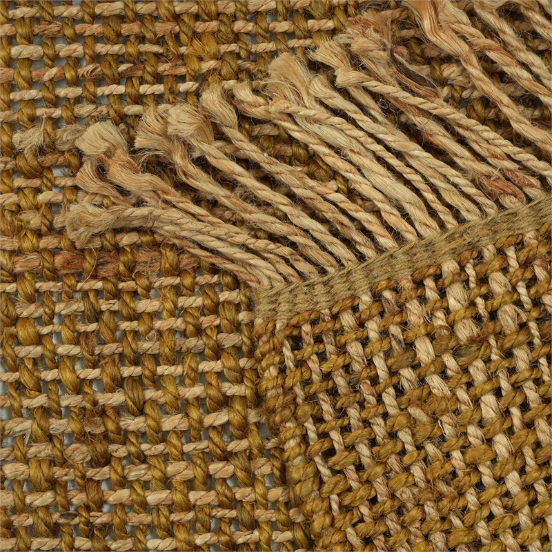 Pemberly Row Transitional Light Brown 5' x 8' handwoven Area Rug