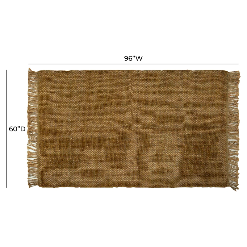 Pemberly Row Transitional Light Brown 5' x 8' handwoven Area Rug