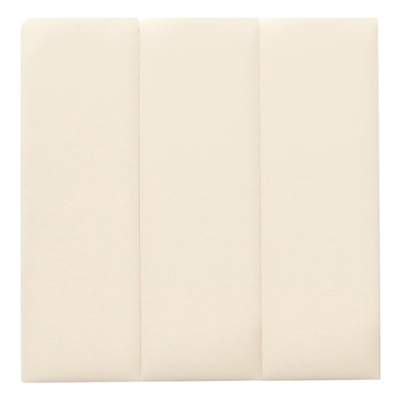 Pemberly Row Contemporary Cream Boucle Wings - Queen or King (Set of 2)