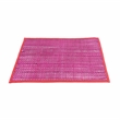 Pemberly Row Handmade Transitional Pink Seagrass Placemat - Set of 4