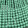 Pemberly Row Handmade Transitional Green Wooden Bead Chandelier