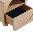 Pemberly Row Modern Transitional Moonrise Natural Ash Nightstand