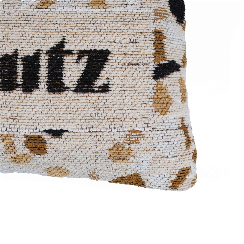 Pemberly Row Handmade Contemporary Jacquard Cotton Pillow - 15