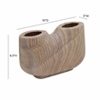 Pemberly Row Handmade Transitional Rainbow Stone Novelty Vase