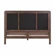 Pemberly Row Contemporary Taupe Velvet Queen Bed - 64.3