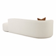 Pemberly Row Cream Boucle 2-Piece Chaise Modular Left-Arm Facing Sofa