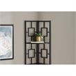 Pemberly Row Corner Bookshelf Etagere 4-Tier 62