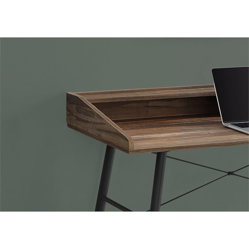 Pemberly Row Computer Desk Home Office Laptop Storage Shelves 48