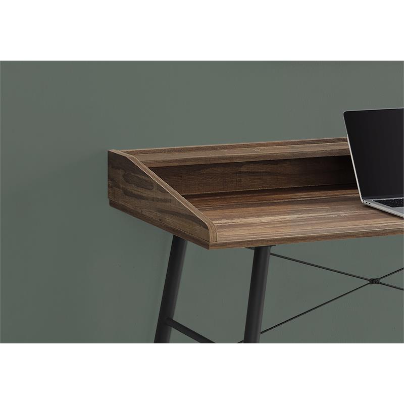 Pemberly Row Computer Desk Home Office Laptop Storage Shelves 48