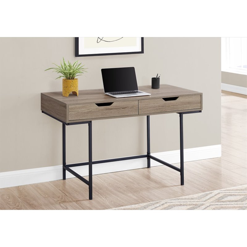 Pemberly Row Computer Desk Home Office Laptop Storage Drawers 48