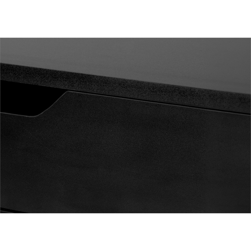Pemberly Row Computer Desk Home Office Laptop Storage Drawers 48