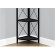 Pemberly Row Corner Bookshelf Etagere 4-Tier 60