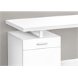 Pemberly Row Computer Desk Home Office Laptop Storage Drawers 48