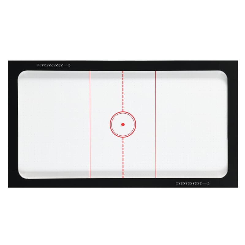 Pemberly Row Contemporary Wood Air Hockey Table in Black Finish