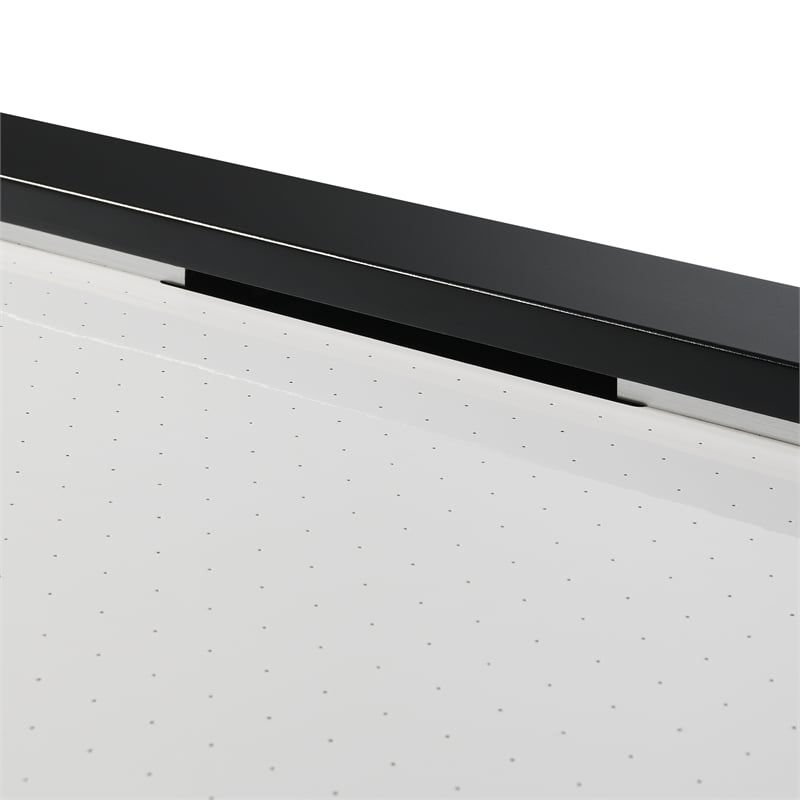 Pemberly Row Contemporary Wood Air Hockey Table in Black Finish