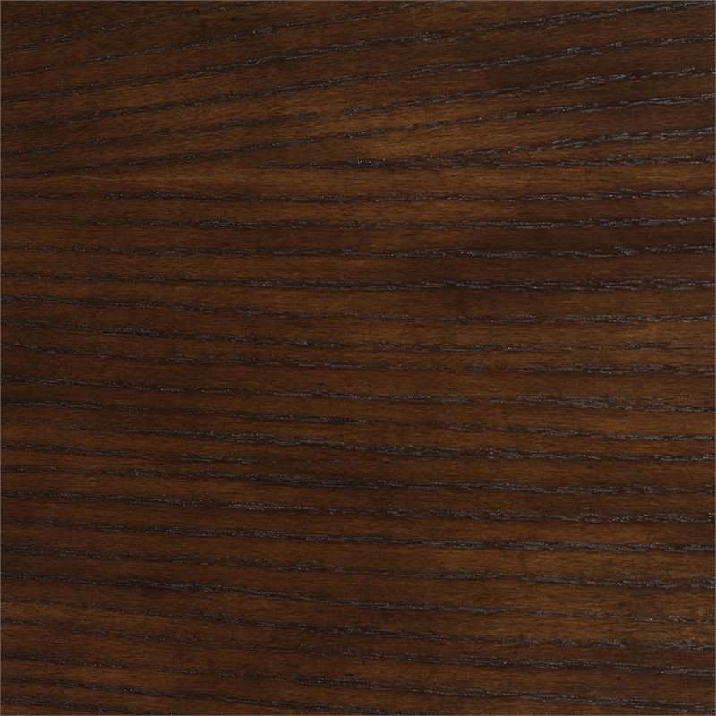 Pemberly Row Transitional Wood Dartboard Cabinet in Walnut Finish