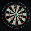 Pemberly Row Transitional Wood Dartboard Cabinet in Walnut Finish