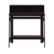 Pemberly Row Engineered Wood A-frame Computer Desk in Dark Walnut