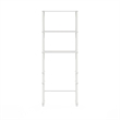 Pemberly Row Turn-N-Tube Toilet Space Saver with 3 Shelves in White