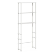Pemberly Row Turn-N-Tube Toilet Space Saver with 3 Shelves in White