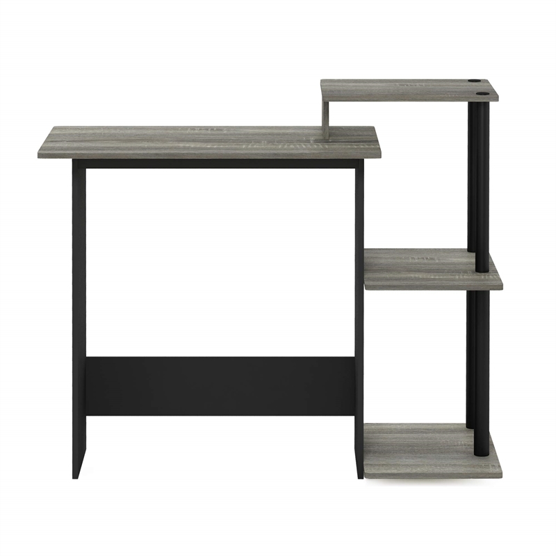Pemberly Row Contemporary Laptop/Computer Desk in French Oak