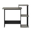 Pemberly Row Contemporary Laptop/Computer Desk in French Oak